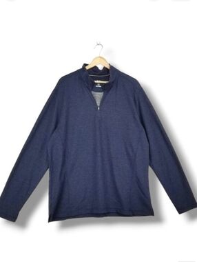 Orvis 1/4 Zip Classic Collection Pullover Mens‎ XL Navy Blue